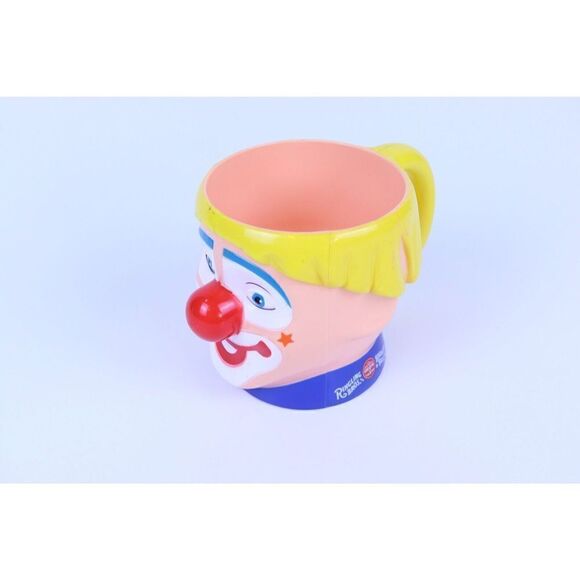 Ringling Bros Barnum & Bailey Circus Clown Plastic Cup Mug Red Bottom Rare - Picture 3 of 5